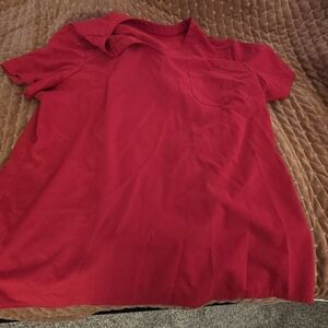 Red MED COUTURE Scrub Set